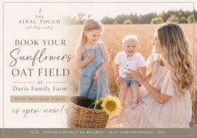 Sunflower & Oat Family Photos at Davis Family Farm | What to Wear & Outfit Ideas
